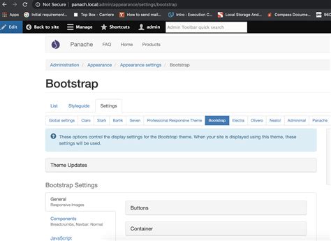 Image result for Bootstrap Setting