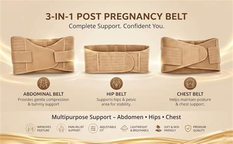 Buy DOLTAS 3-in-1 Post Pregnancy Abdominal Belt for Women – C-Section ...