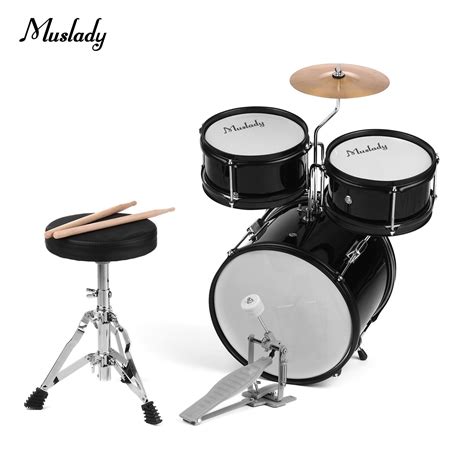 Buy Muslady Kids Children Junior Beginners 3-Piece Drum Set Drums Kit ...