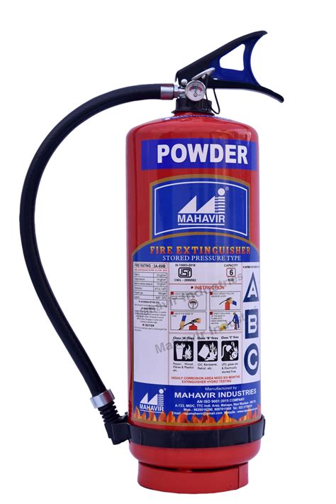 6kg ABC Dry Powder Fire Extinguisher | Fire Safety Equipment Vapi ...