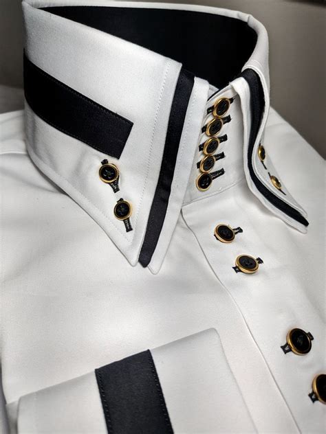 MorCouture Emperor Centipede High Collar Shirt