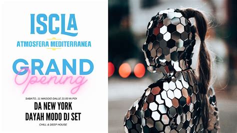 ISCLA GRAND OPENING - DAYAH MODO DJ SET, Via S. Fermo, 62, Cavallasca ...