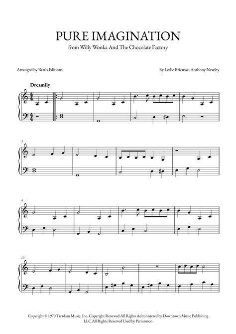 Pure Imagination (arr. Bart's Editions) by Mormon Tabernacle Choir ...