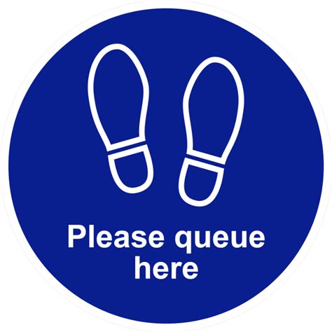 Image result for Queue This Way Sign