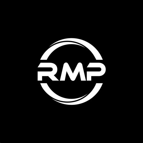 diseño de logotipo de letra rmp en la ilustración. logotipo vectorial ...