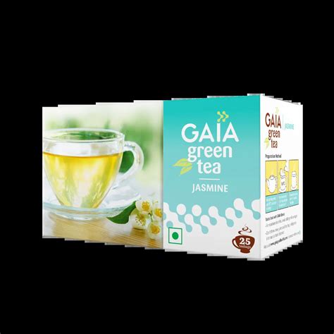 Gaia Green Tea + Jasmine-25 Tea Bags