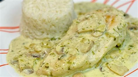 escalope de poulet à la crème