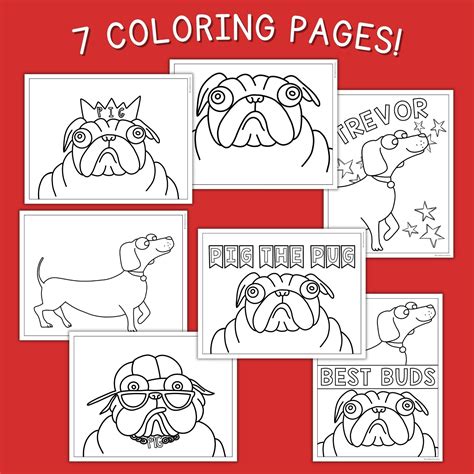 Free Pig The Pug Coloring Pages [2025]