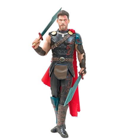 Buy Thor with swords - detailed features, metal swords - 1/6 scale in ...