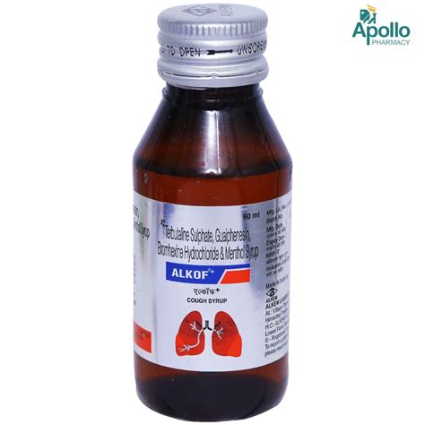 Alkof Cough Syrup 60 ml Price, Uses, Side Effects, Composition - Apollo ...