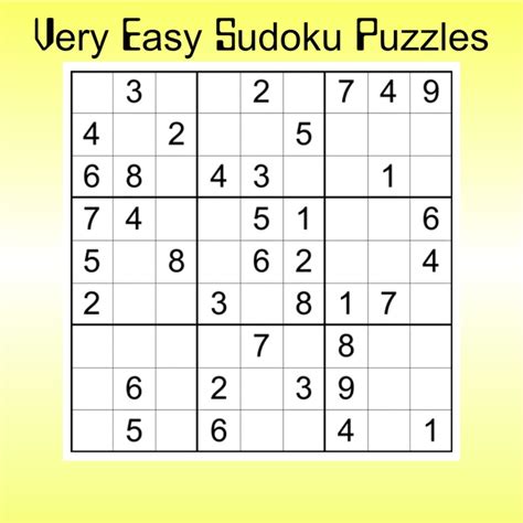 Easy Sudoku Printable 的图像结果