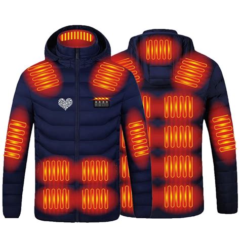 Meichang Outdoor Ski Heated Jacket Warm Up Smart Electric Heated Coat ...