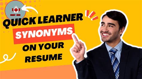 Quick Learner Synonyms That You Can Use on Your Resume - How to Search ...