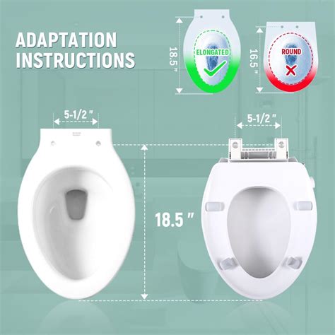 TOIRP Bidet Toilet Seat Elongated, Raised Toilet Seat with India | Ubuy