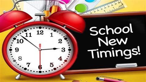 Changed School Time Table: In View of increasing Cold, Time Table of ...