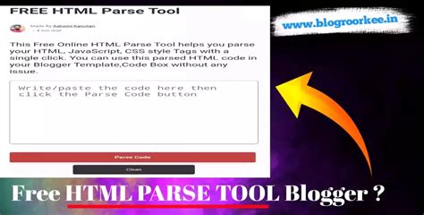 FREE HTML Parse Tool - Blog Roorkee