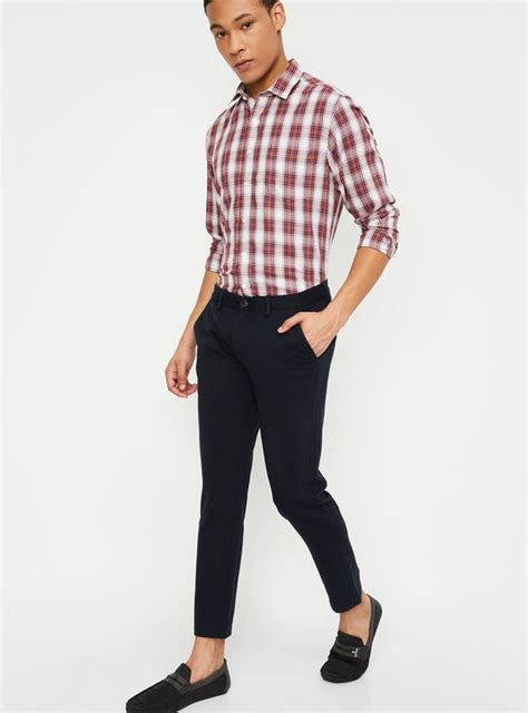 Buy Men Solid Skinny Fit Chinos Online at just Rs. 1499.0 ...