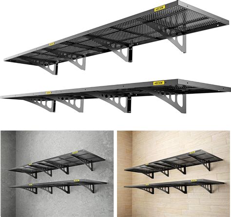 Amazon.com: Aecxm 4pack-1.64x4ft Garage Wall Shelving Garage Storage ...