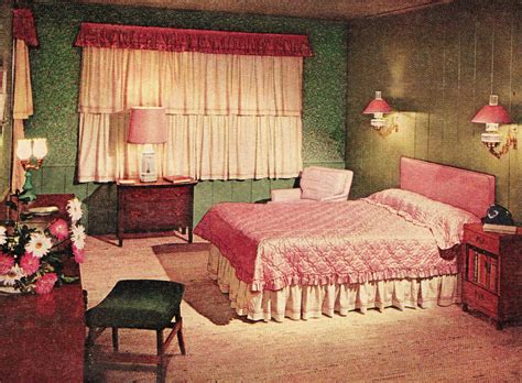 bedroom 50s style