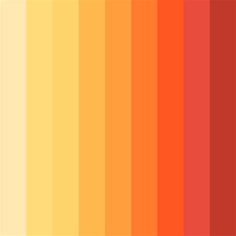 Sunset Orange Color Palette - ColorDrop
