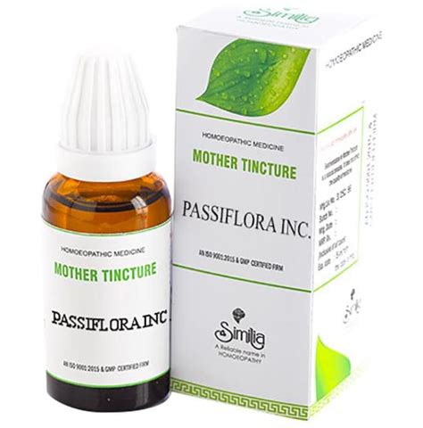 Similia Passiflora Inc Mother Tincture – AYUSH Upchar