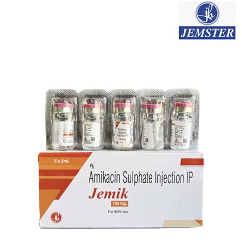 JEMIK-100 Injections Jemster Healthcare Pvt. Ltd.