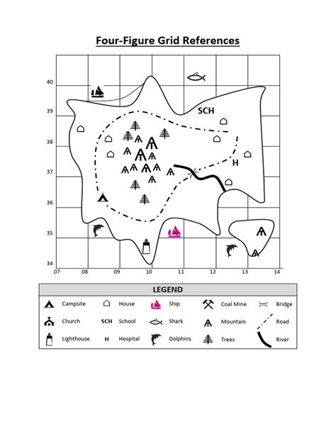 Image result for 4 Digit Grid Reference Map