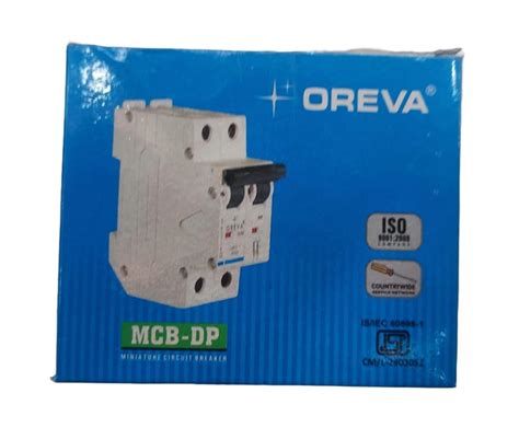 OREVA 63 AMPERE DOUBLE POLE 240 VOLTS 50Hz MCB ISO 9001:2015 CERTIFIED ...