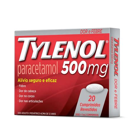 Tylenol DC Múltiplas Dores 500mg + 65mg comprimidos - preço e bula ...