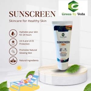 green by veda Sunscreen - SPF 50 PA++++ SUNSCREEN SPF 50 PA++++ - Price ...