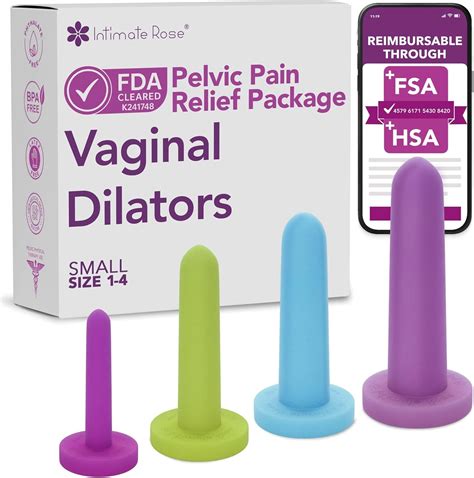 Amazon.com: Small Vaginal Dilators for Pelvic Floor Therapy & Vaginismus Pain Relief – FDA ...