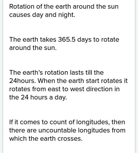 What is the direction of the rotation of the earth?While the earth ...
