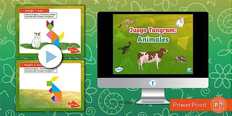Juego interactivo: Tangram - Animales