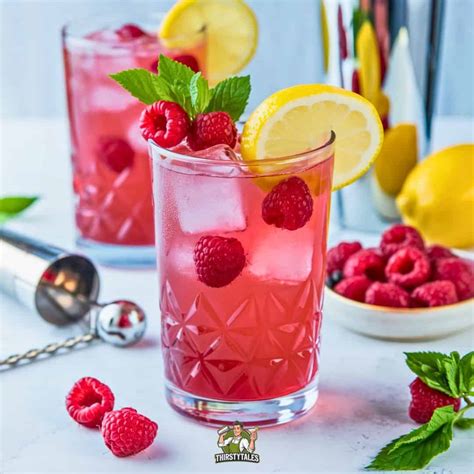 Raspberry Lemonade Vodka Cocktail Recipe - Thirsty Tales