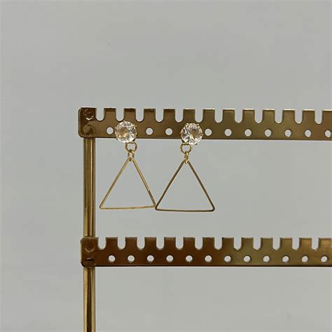 Triad Diamond Drop Earrings | The Naarii
