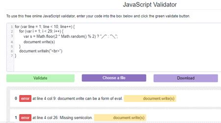 Image result for JavaScript Validator Online