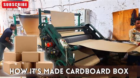 Cardboard Boxes Manufacturing Process 的图像结果