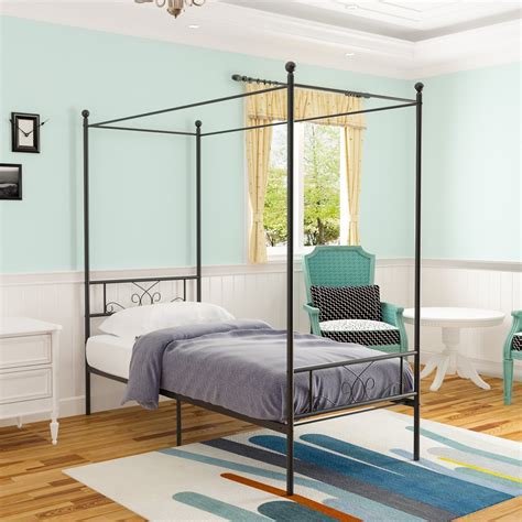Black Four Poster Beds - Foter