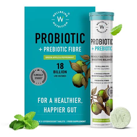 Wellbeing Nutrition Daily Probiotic + Prebiotic| Plant Based |36 ...