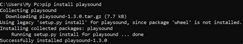Image result for Install Play Sound Python