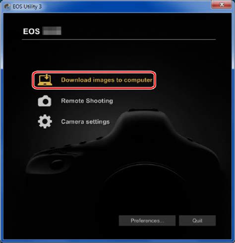 Image result for EOS Utility Launcher