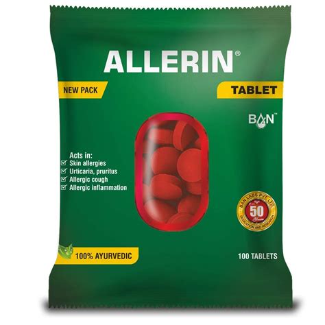 Buy Banlab Allerin Tablets 100Tablets Online - Ayush Care