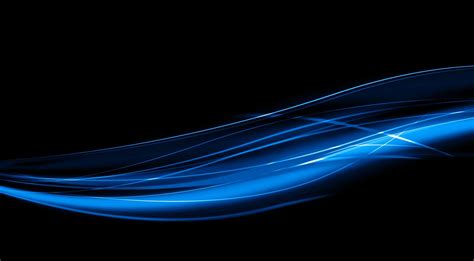 Blue Wavy Lines Aero Wallpaper