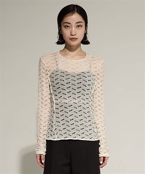 Jacquard Long T-shirts(FREE ECRU): TODAYFUL: WOMENS｜ STUDIOUS ONLINE公式通販サイト