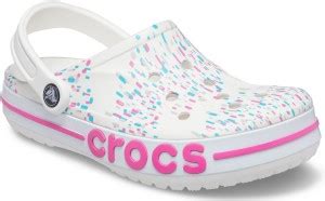 CROCS Bayaband Seasonal Printed Clog Men White Clogs - Buy CROCS ...