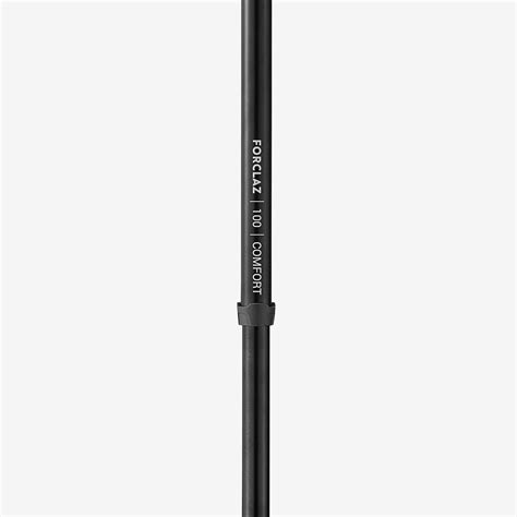 1 Easy Adjust Hiking Pole - MT100 Comfort Black
