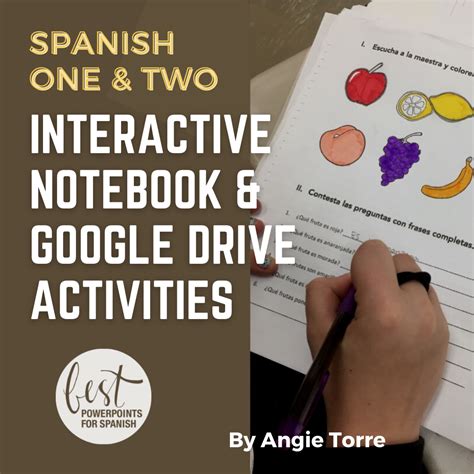 Spanish Interactive Notebook and Google Drive Activities Digital ...