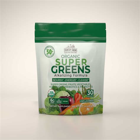 Super Greens Powder - 30 Servings - Unflavored – Country Farms