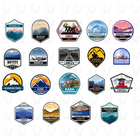 Buy Stick The Vibe, Ladakh & Spiti Series, Vinyl Stickers - Decals ...