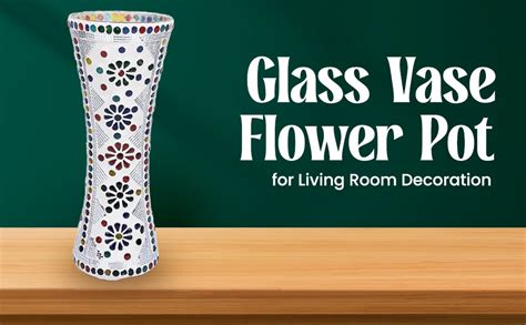 Buy LEECHY Round Glass Vase (6x3 Inches, 9x3 Inches, 12x3 Inches, Clear ...